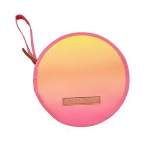 NWOT Sunnylife Sunset Orange Coral Pink Malibu Picnic Wristlet Pack